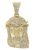 Gold Plated Jesus Head Pendant | 14.8 Grams