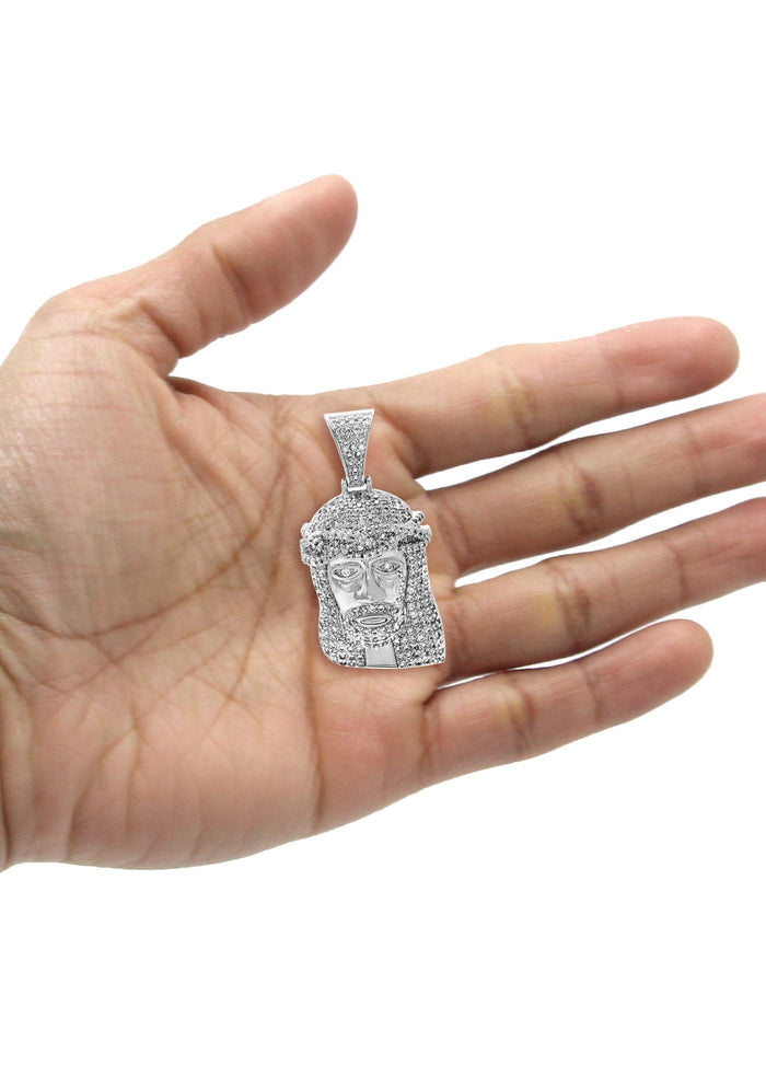 Gold Plated Jesus Head Pendant | 14.8 Grams