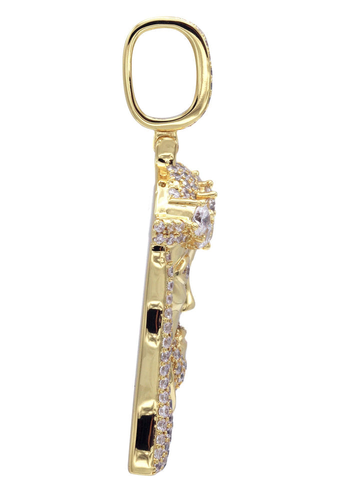 Gold Plated Jesus Head Pendant | 26.7 Grams