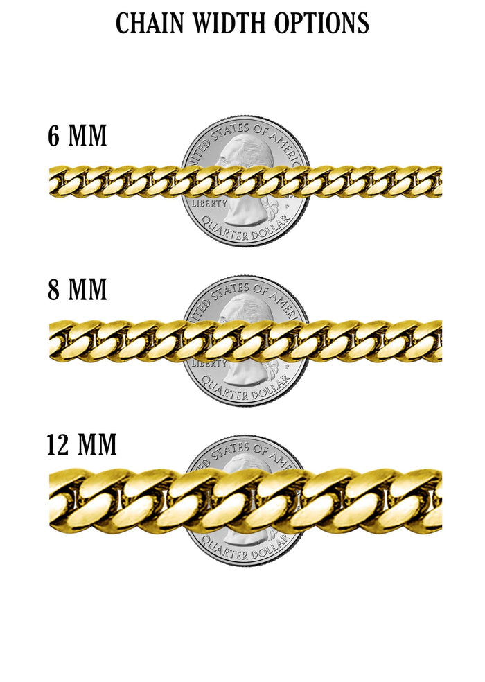 Gold Plated Mens Figaro Chain