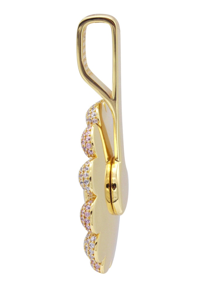 Gold Plated Murakami Spinner Pendant | 30.8 Grams
