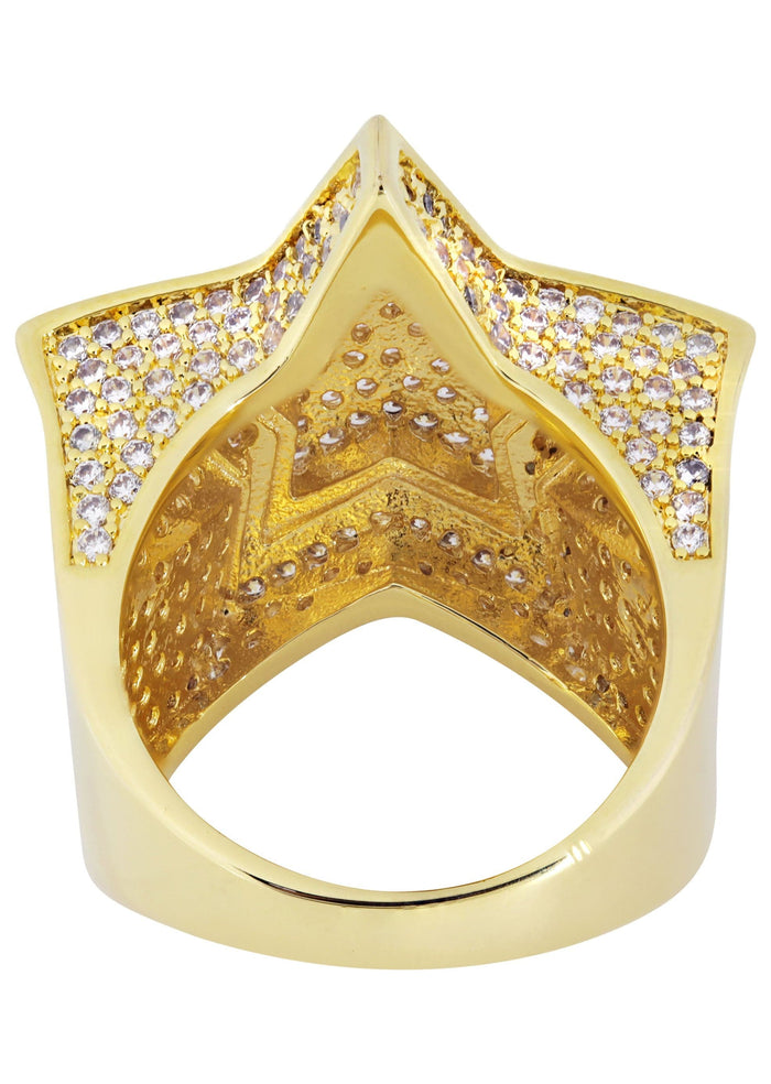 Gold Plated Star Ring | 11.4 Grams