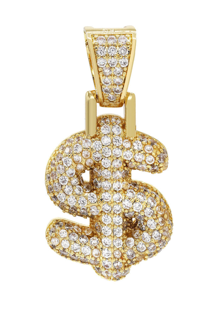Gold Plated $ symbol Pendant | 8.2 Grams