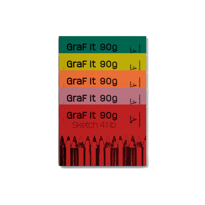 GRAF IT 90G A6 (multiple colours) — by Clairefontaine