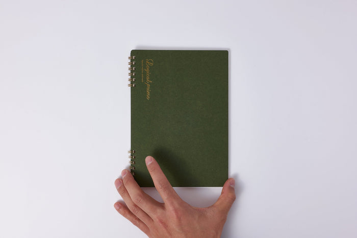 GREEN LOGICAL PRIME W RING NOTEBOOK, (Multiple sizes) – by Nakabayashi