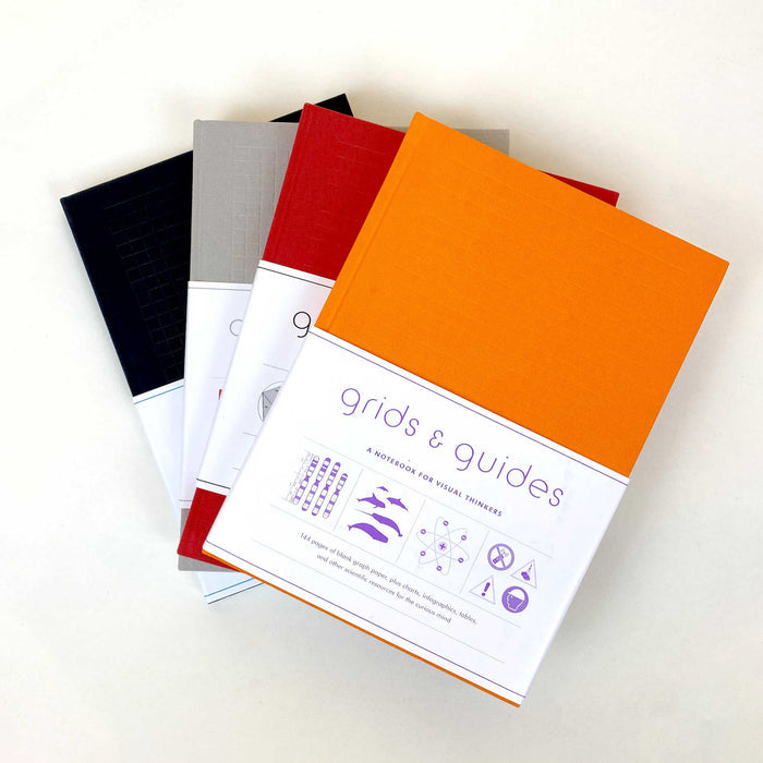 GRIDS & GUIDES NOTEBOOK (various colours) — by Princeton Architectural Press