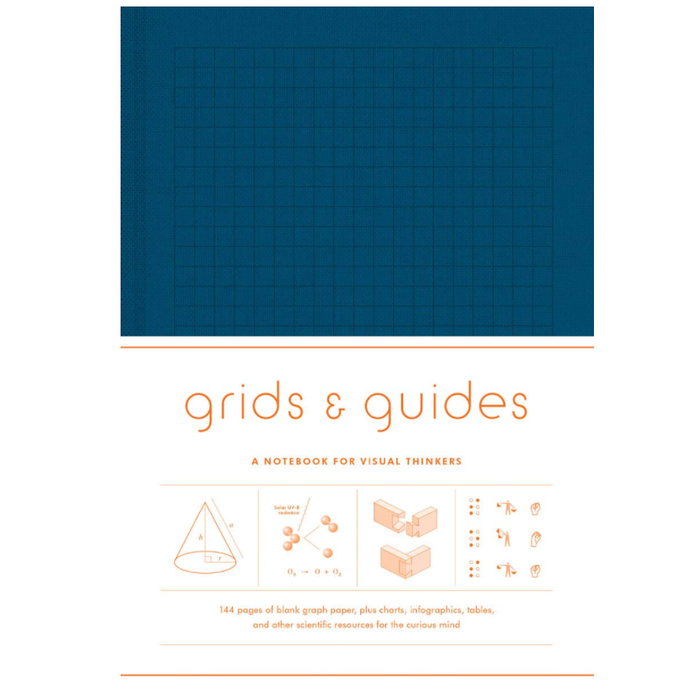 GRIDS & GUIDES NOTEBOOK (various colours) — by Princeton Architectural Press