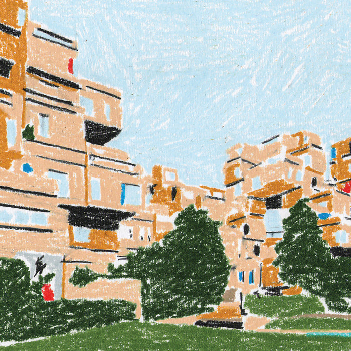 HABITAT 67, 14" X 11" — by jeraume