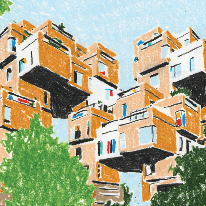 HABITAT 67, 18" X 24" (Reproduction) — by jeraume