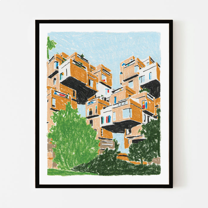 HABITAT 67, 8" X 10" — by jeraume