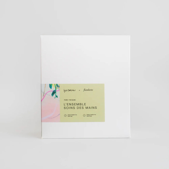 HAND CARE SET, Pear + White tea — by Lysa Jordan x Flambette