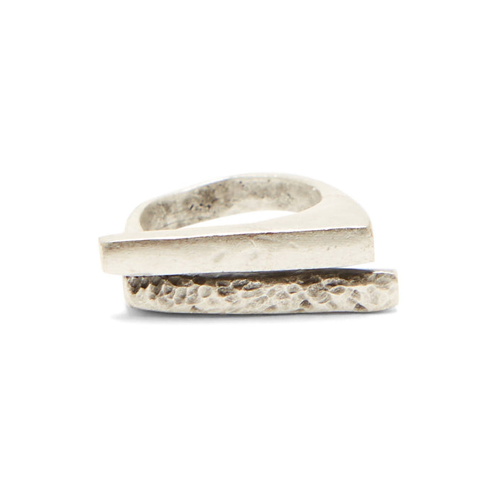 Handmade Brass Ring In Silver Plated - ZRC-017