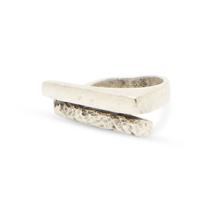Handmade Brass Ring In Silver Plated - ZRC-017