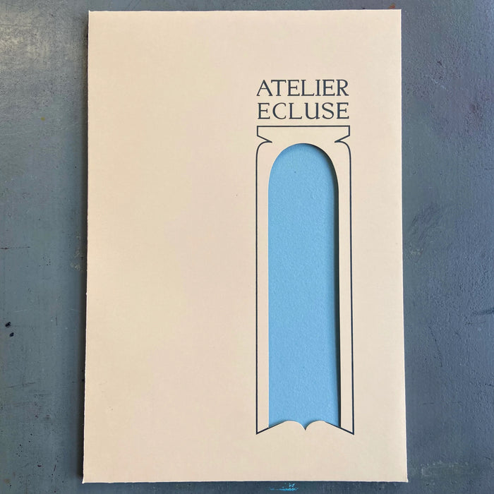 HANDMADE PAPER 6x9", SET OF 12 (multiple colours) — by Atelier Ecluse