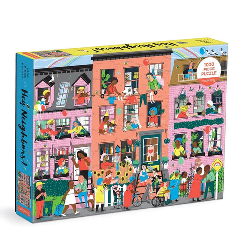 "HEY NEIGHBORS!" 1000 PIECE PUZZLE — by Lindsey Balbierz