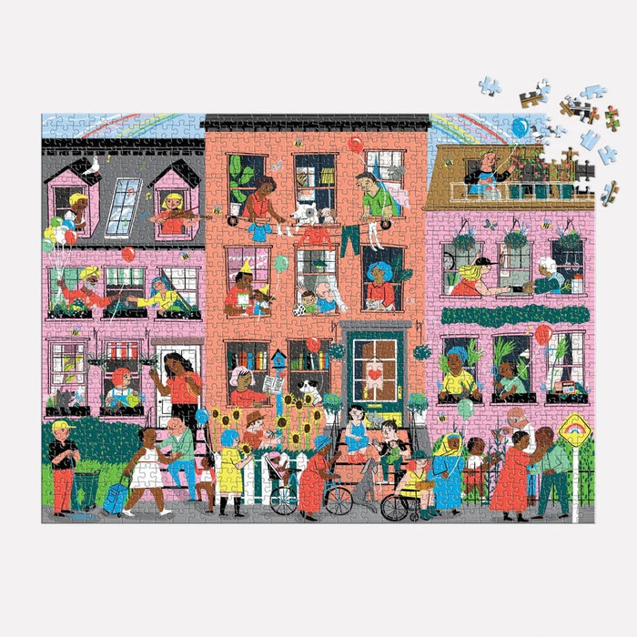 "HEY NEIGHBORS!" 1000 PIECE PUZZLE — by Lindsey Balbierz