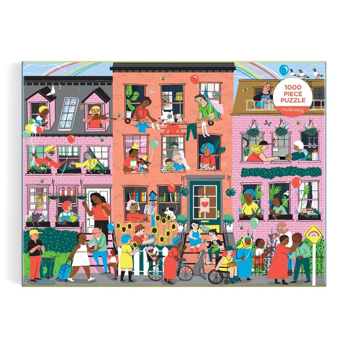 "HEY NEIGHBORS!" 1000 PIECE PUZZLE — by Lindsey Balbierz