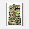 HIGH RISE, 24" X 36" — by Raymond Biesinger