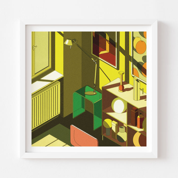 HOME, 20" X 20" — by Ana Popescu