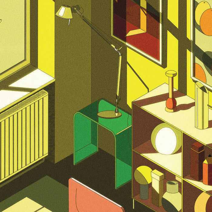 HOME, 20" X 20" — by Ana Popescu