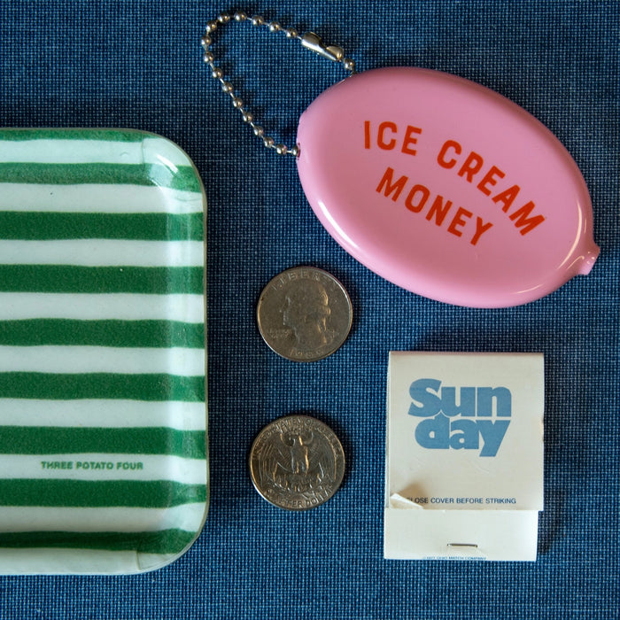"ICE CREAM MONEY" COIN POUCH