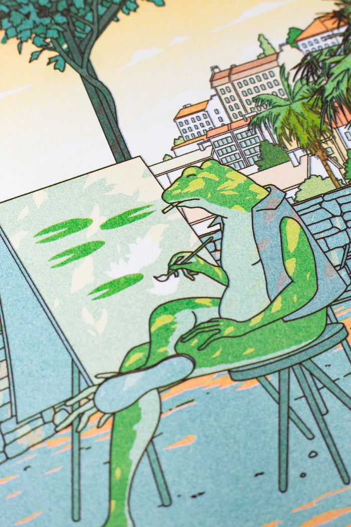 "IF NATURE COULD CAPTURE NATURE, WOULD IT PAINT LILIES AND DRINK WINE?", 29,7 x 42 cm  — by Liam Cobb
