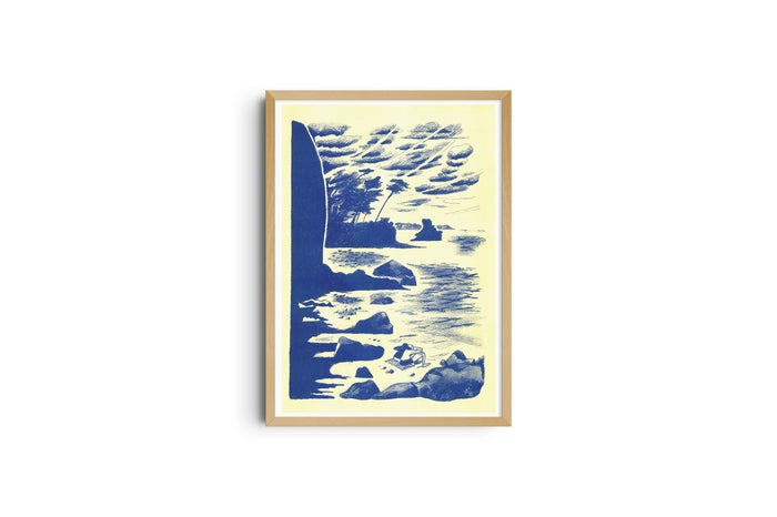 "ILE DE BRÉHAT", 29,7 x 42 cm — by Antoine Cossé