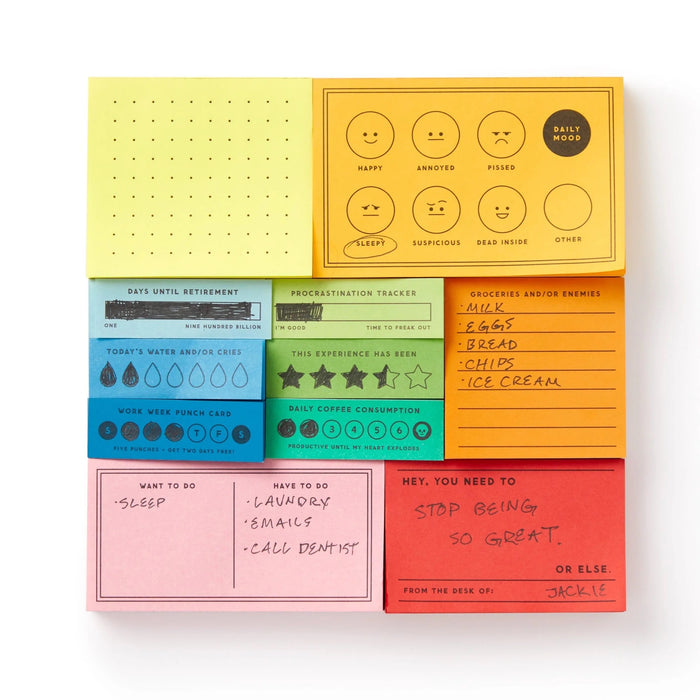 I'VE GOT A FEW NOTES, 11 tear-off notepads — by Brass Monkey Goods