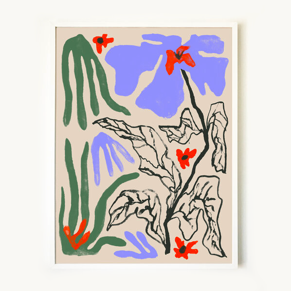 JARDIN, 18" x 24" — by Julia GR