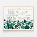 JARDIN, 24" X 18" — by Amélie Lehoux