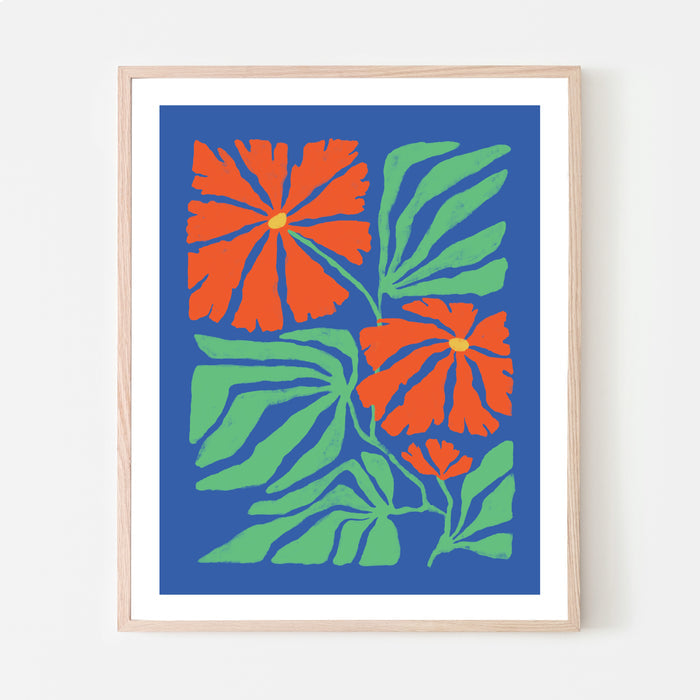 JARDIN AZUR, 8" x 10" — by Julia GR