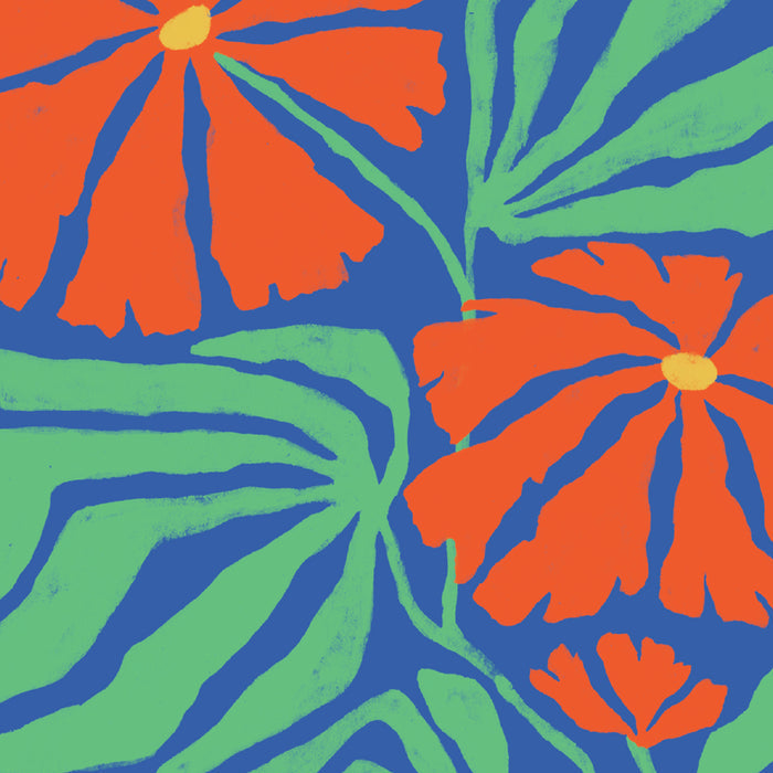 JARDIN AZUR, 8" x 10" — by Julia GR