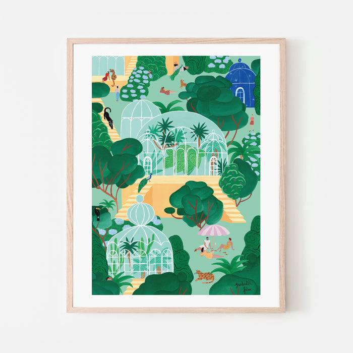 JARDIN EXTRAORDINAIRE, 11" X 14" — by Isabelle Feliu