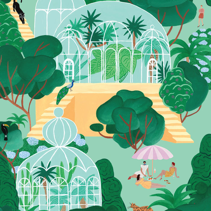 JARDIN EXTRAORDINAIRE, 11" X 14" — by Isabelle Feliu