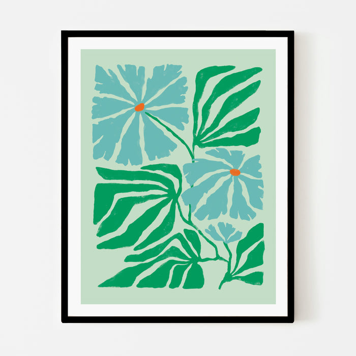 JARDIN MENTHE, 11" x 14" — by Julia GR