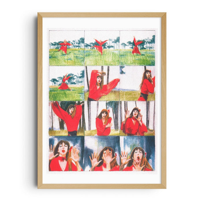 KATE BUSH WUTHERING HEIGHTS, 29,7 x 42 cm — by Kristina Tzekova