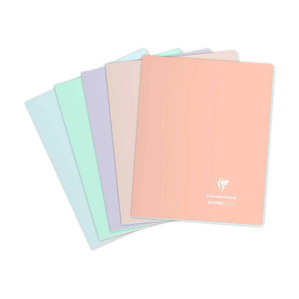 KOVERBOOK BLUSH NOTEBOOK A5 160 PAGES (Different colours) — by Clairefontaine