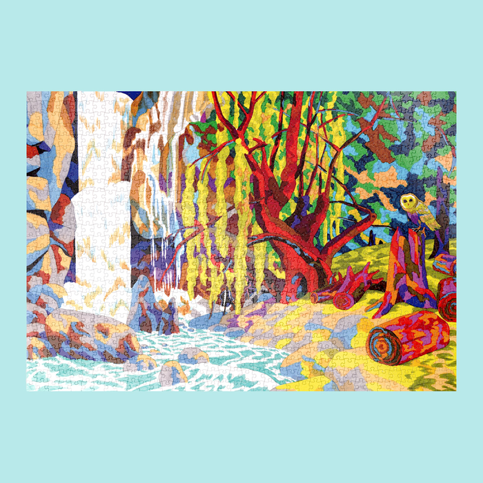 LA CASCADE, 1000 PIECES PUZZLE — by Simon Roussin