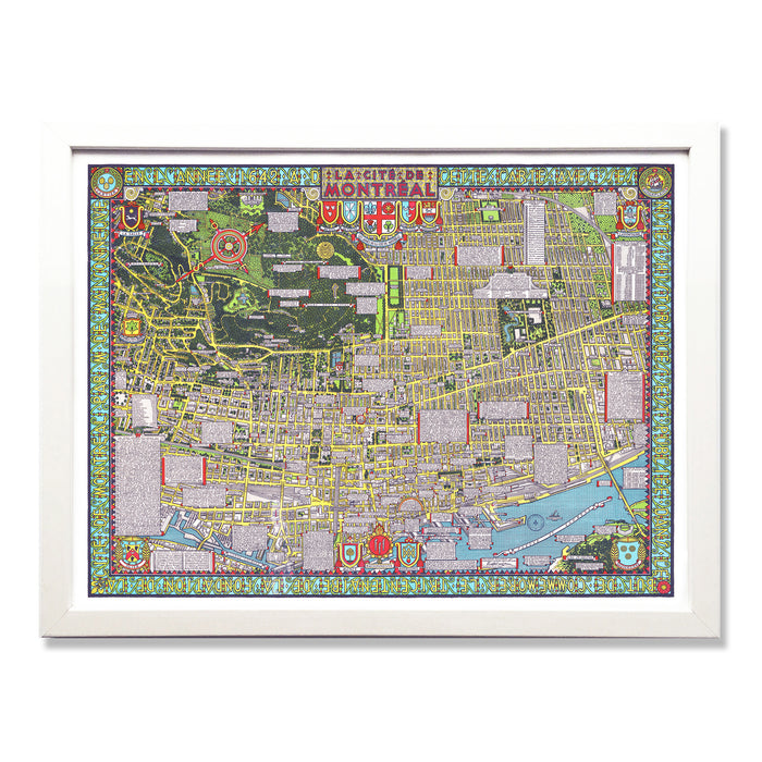 “LA CITÉ DE MONTRÉAL 1942”, (Multiple sizes) — by S.H. Maw