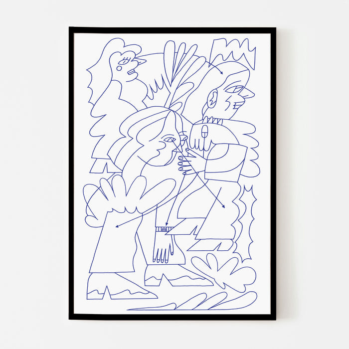 LA MARCHE, 13" x 19" — by Alice Picard