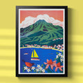 LA MARTINIQUE, LA MONTAGNE PELÉE, 29,7 x 42 cm — by Anne-Hélène Dubray