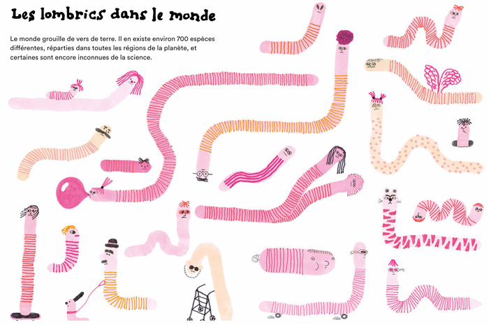 LA VIE MISÉRABLE DES VERS DE TERRE — by Noemi Vola