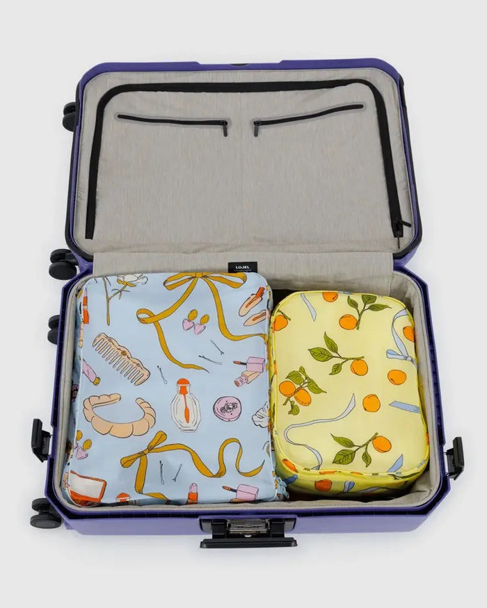 LARGE PACKING CUBE SET “GET READY WITH ME“ — by Baggu