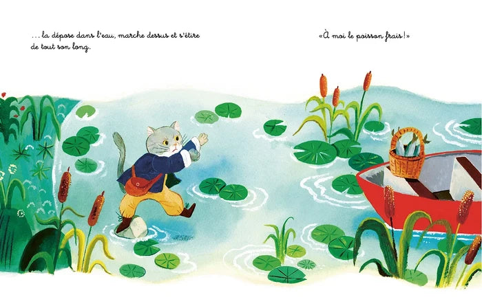 LE CHAT, LA CHOUETTE ET LE POISSON FRAIS — by Nadine Robert and Sang Miao