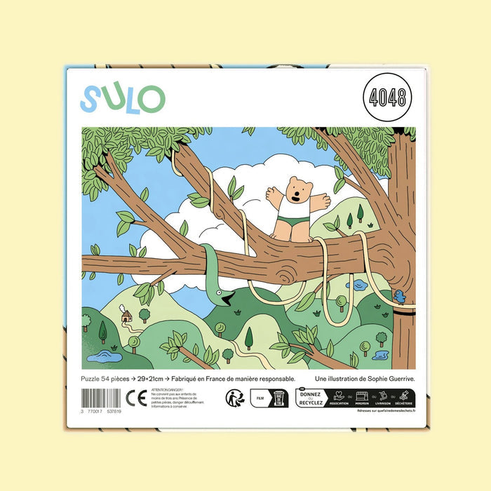 LE CLUB DES AMIS, 54 PIECES PUZZLE — by Sophie Guerrive
