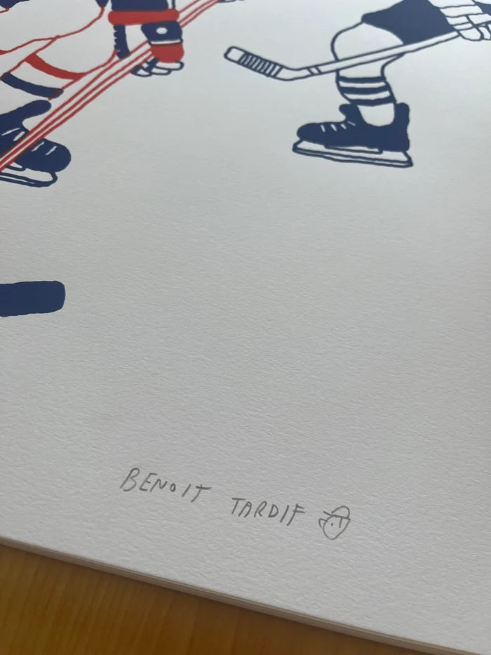 LE DÉMON BLOND, 18" X 24" (screen printed) — by Benoit Tardif