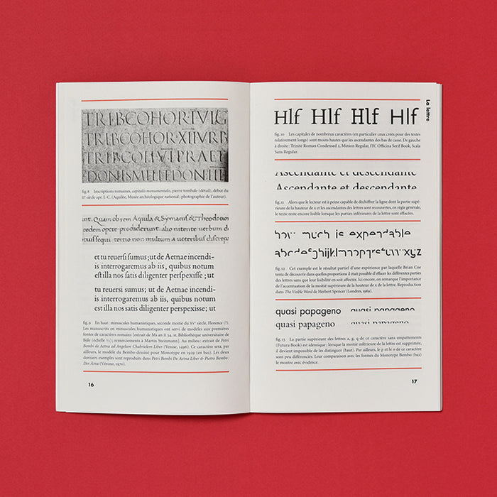 LE DÉTAIL EN TYPOGRAPHIE : La lettre, l’interlettrage, le mot, l’espacement, la ligne, L’interlignage, La colonne — by Jost Hochuli