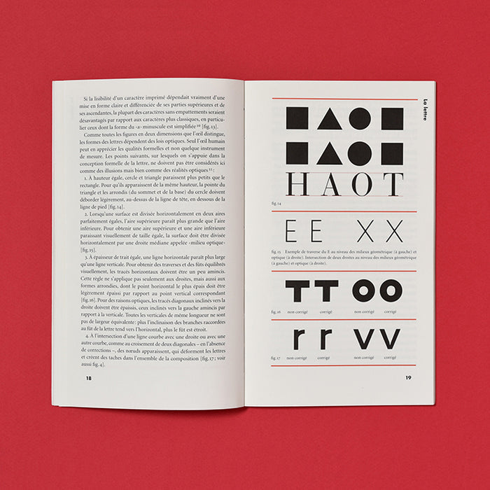 LE DÉTAIL EN TYPOGRAPHIE : La lettre, l’interlettrage, le mot, l’espacement, la ligne, L’interlignage, La colonne — by Jost Hochuli