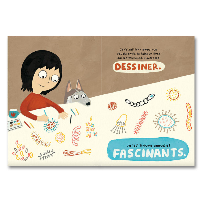 LE FAN CLUB DES MICROBES — by Élise Gravel