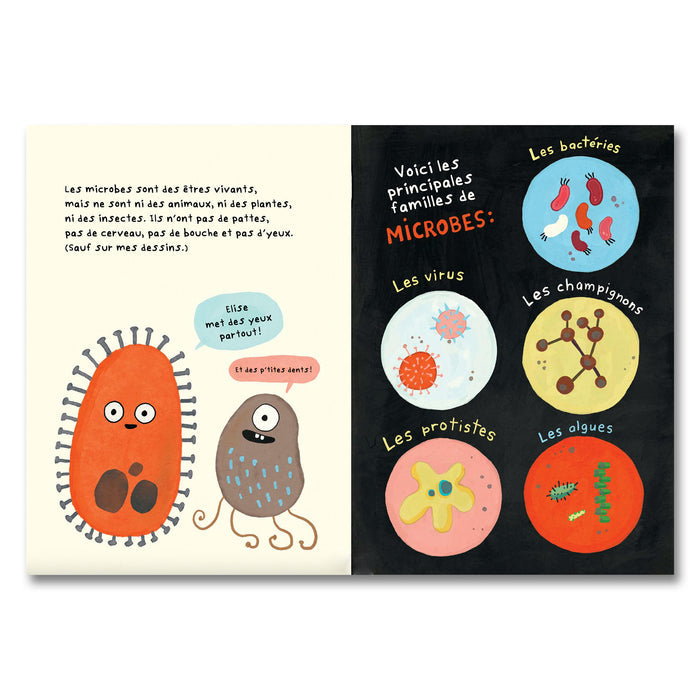 LE FAN CLUB DES MICROBES — by Élise Gravel